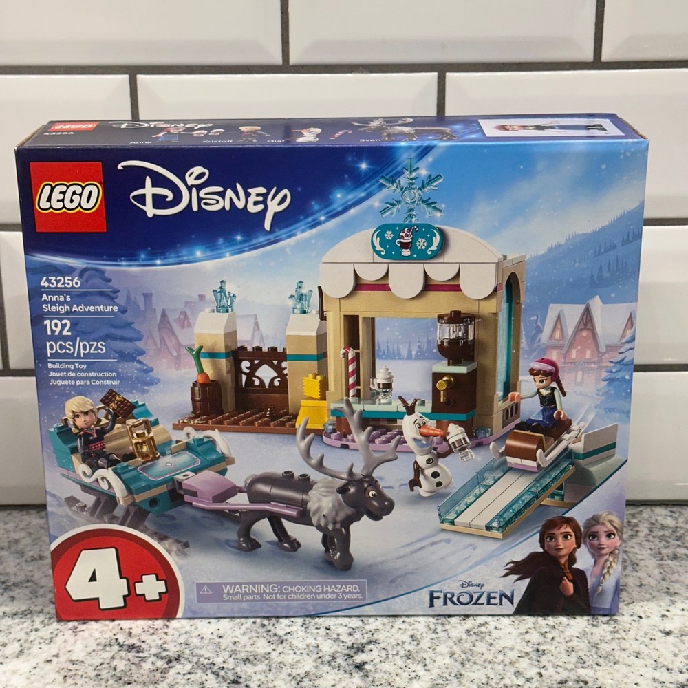 LEGO Disney Frozen 43256 Annas Sleigh Adventure Building Toy 192‎ Pieces Ages 4